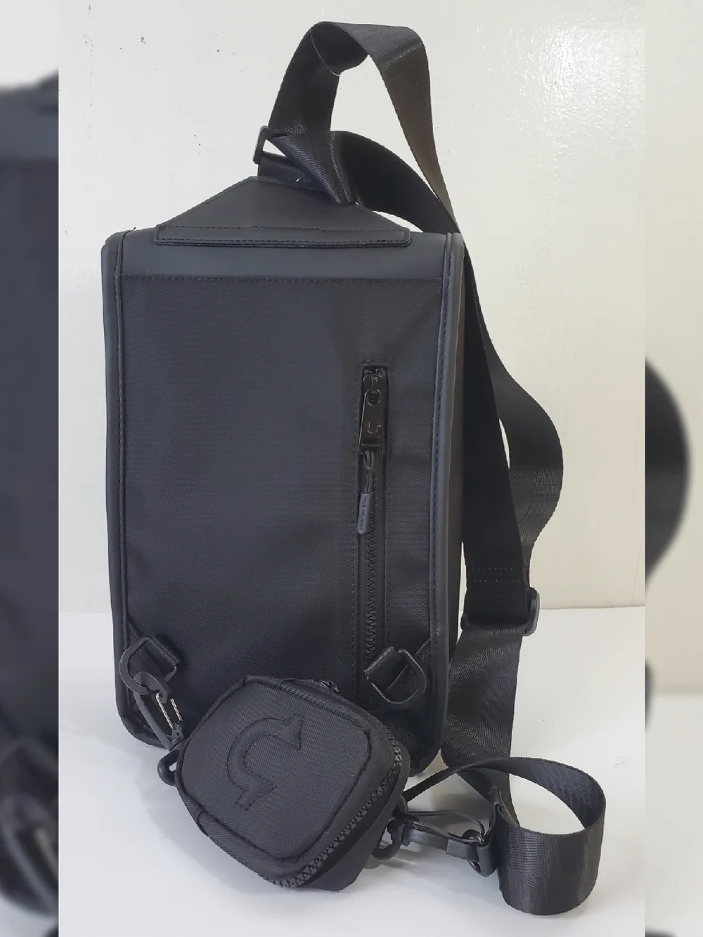 TRUE RELIGION CROSSBODY TR FLAG BAG MENS BLACK